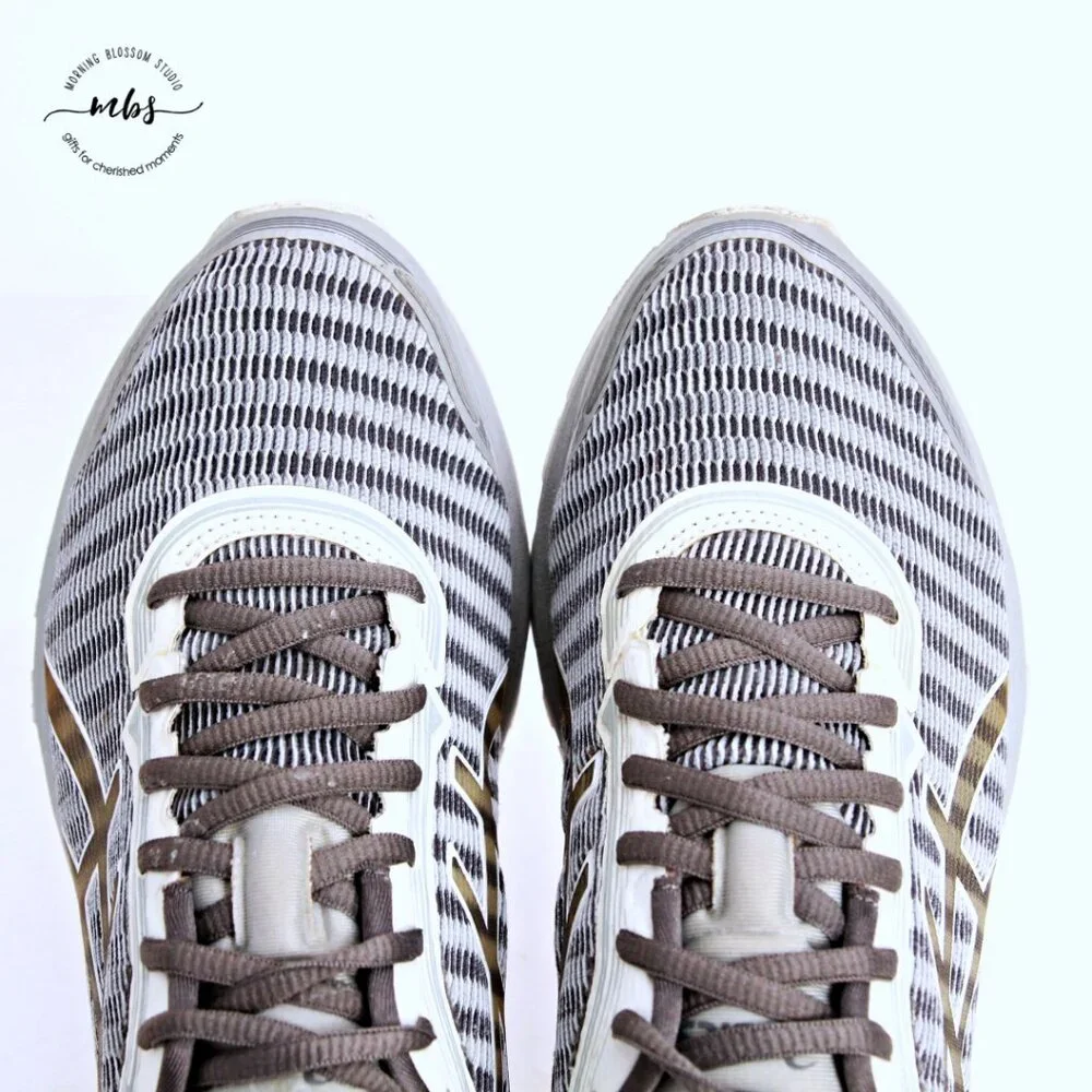 Asics DynaFlyte Running Shoes Blue Gray Men‎ 8